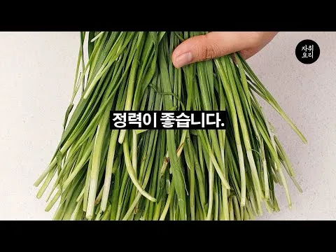 부추 요리 3종