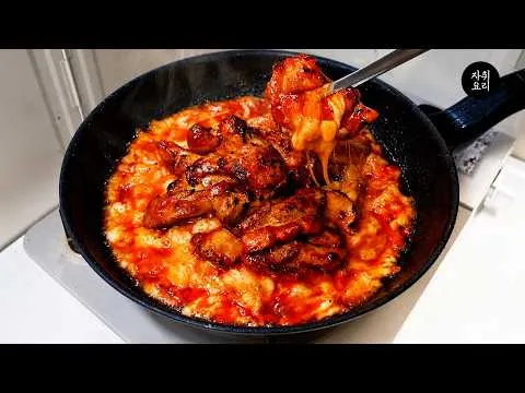 매운 그릴 매운 콘치즈닭구이