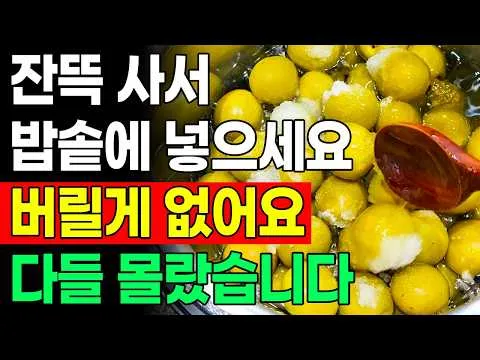 매실청과 매실 고추장