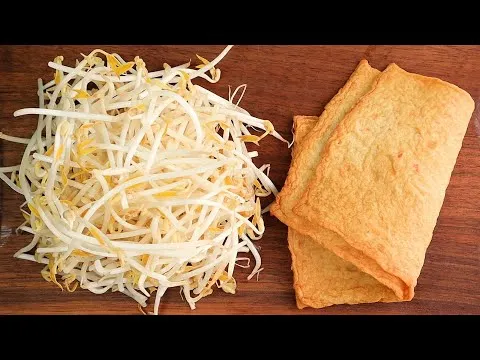 숙주 어묵볶음