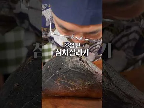 22일 숙성 참치 살리기