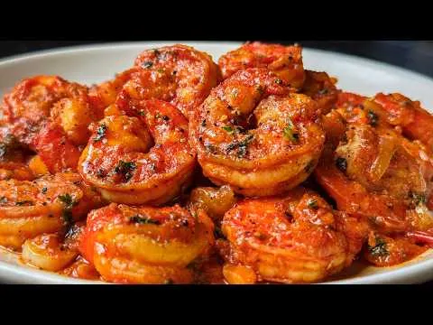 토마토 갈릭 새우