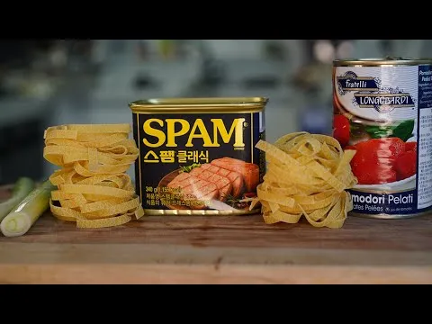 스팸 토마토 파스타