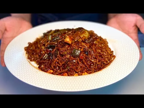 짜장라면 짜장면처럼 만드는 법