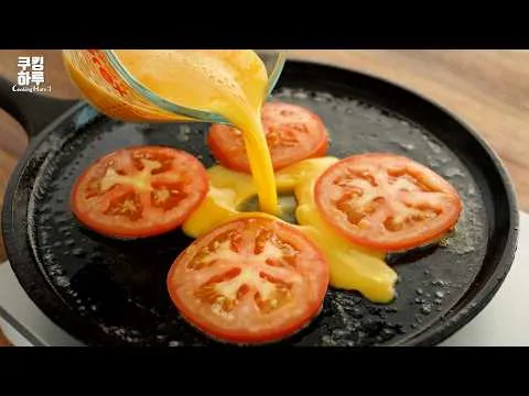 토마토 계란 토르티야