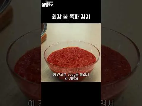 봄 쪽파김치