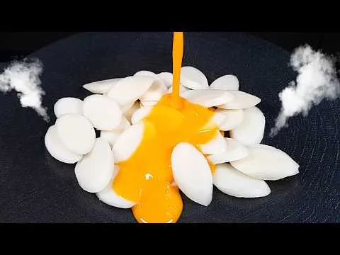 카레 계란 떡볶이