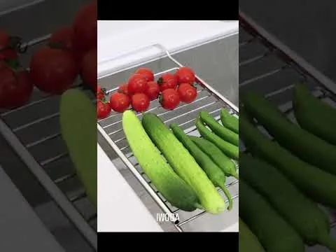 오이와 방울토마토 세척 및 손질