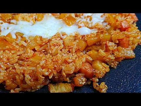 치즈 김치볶음밥