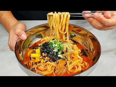 김치 장칼국수