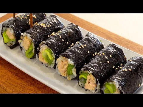 오이 참치 김밥