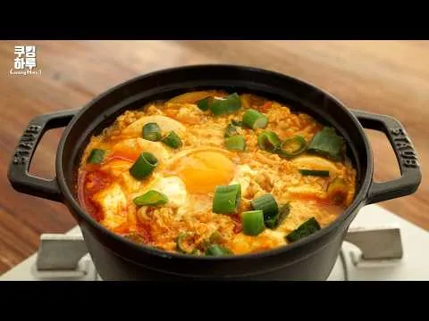 얼큰 순두부 라면