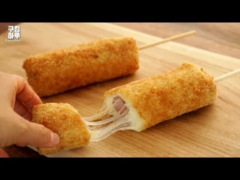 감자 치즈 핫도그