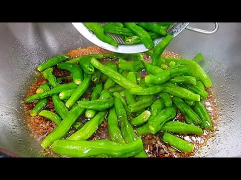 꽈리고추 오징어채 조림