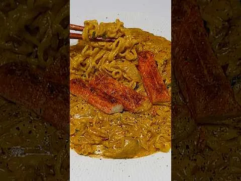 카레 라면