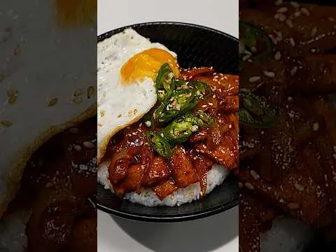 매운 어묵덮밥