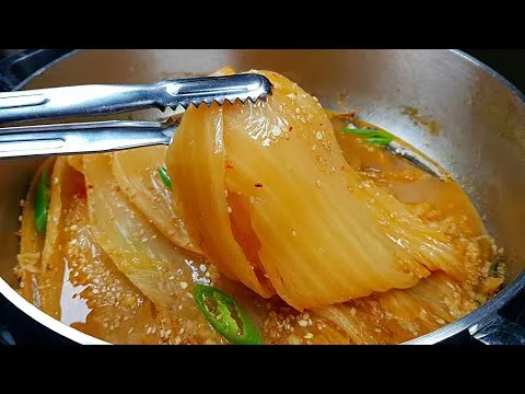 신김치 된장지짐