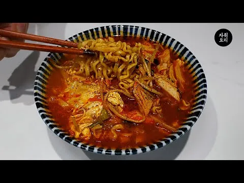 게살 짬뽕라면