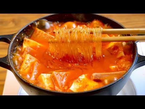 두부 스팸 짜글이