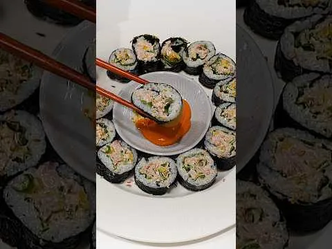 매운 땡초 참치김밥