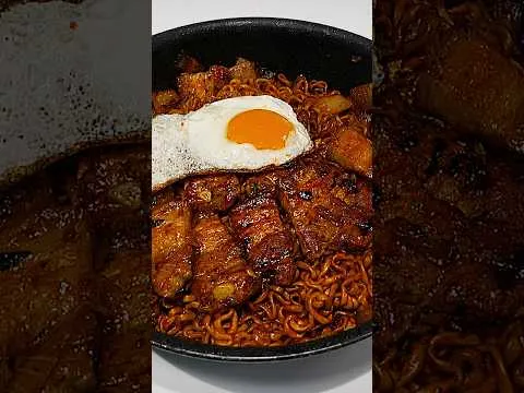 고추장 삼겹 간파게티