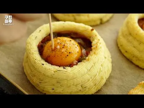 치즈 계란 감자 보울