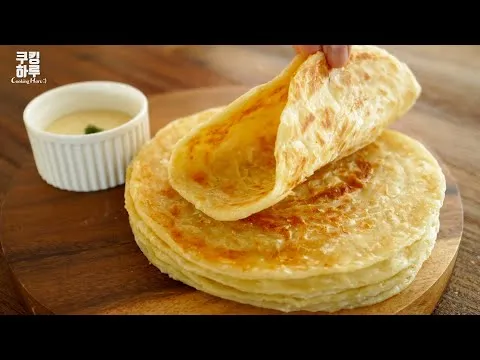 갈릭 치즈 플랫 브레드