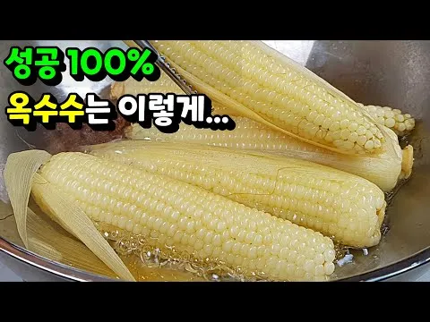 옥수수 삶기