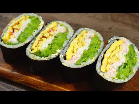 오이 접는 김밥