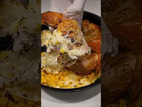 누룽지 콘치즈 통닭