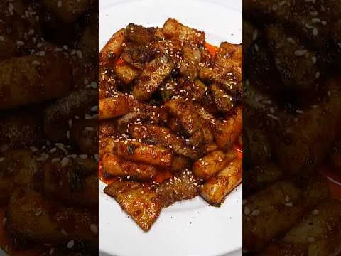 삼겹살 떡볶이
