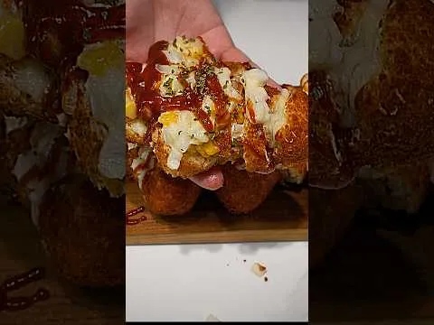 낙엽 피자 핫도그