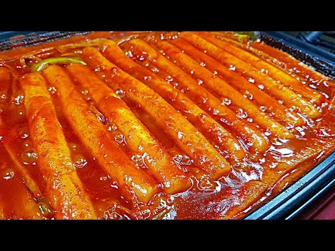 시장통 가래떡 떡볶이