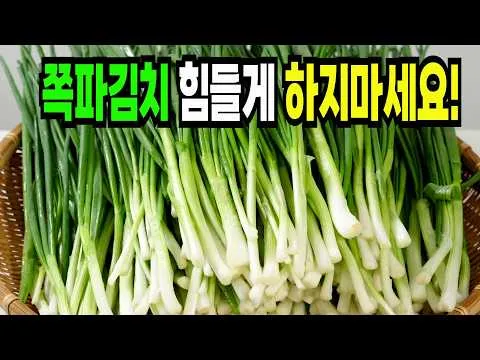 쪽파김치