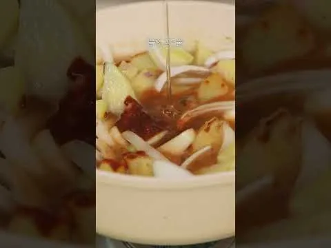 매콤 감자 참치볶음