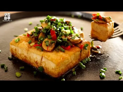 찜 버섯 두부 조림