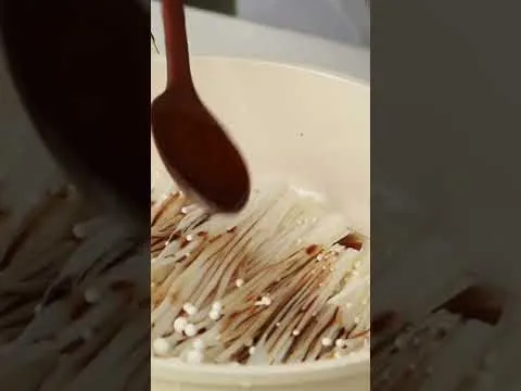 팽이버섯덮밥