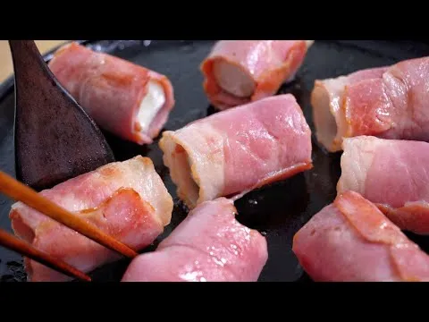 베이컨 치즈 감자말이