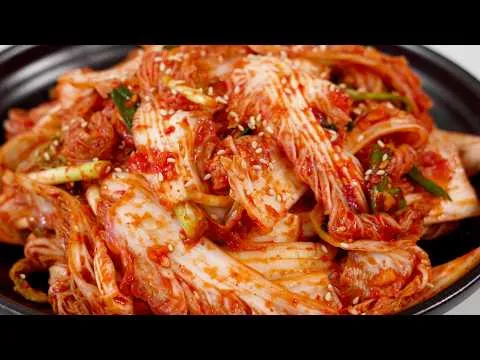알배기 배추 겉절이