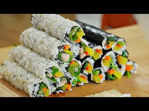 마약김밥과 참치 누드김밥