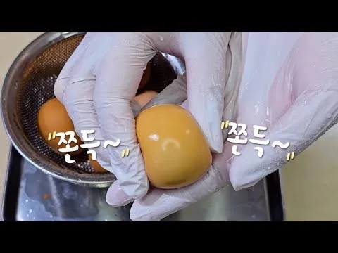 전기 압력밥솥 구운계란