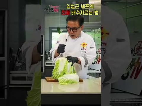 겉절이용 배추 자르는 법