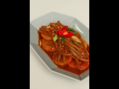 고구마순 무조림