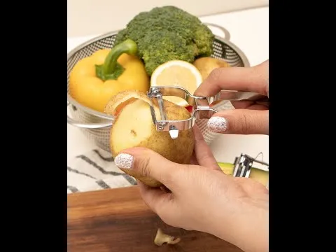 감자칼을 활용한 야채 채썰기