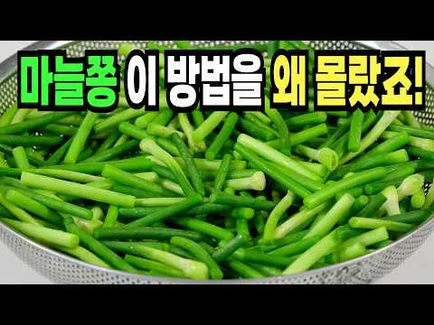 마늘쫑 고추장 장아찌