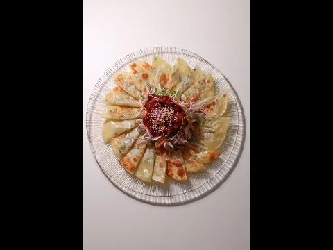 대구식 납작만두 무침