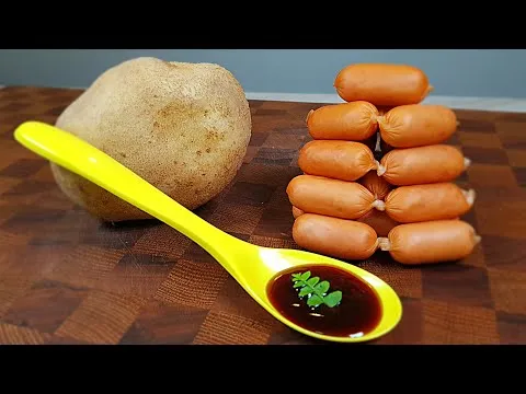 감자 소세지 조림
