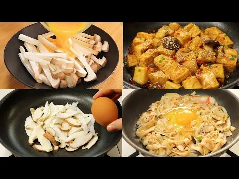 새송이버섯 계란덮밥