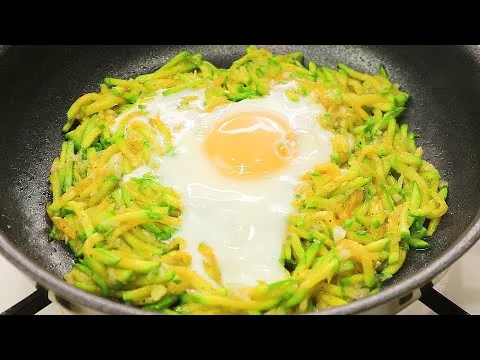 애호박 계란 덮밥