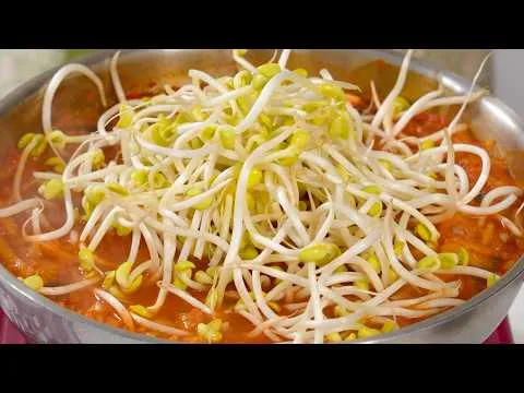 콩나물 김치국